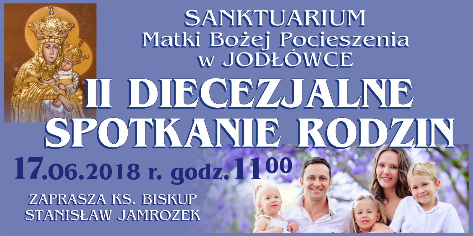 Sanktuarium Jodłówka DUŻY plakat zjazd 2018 r.
